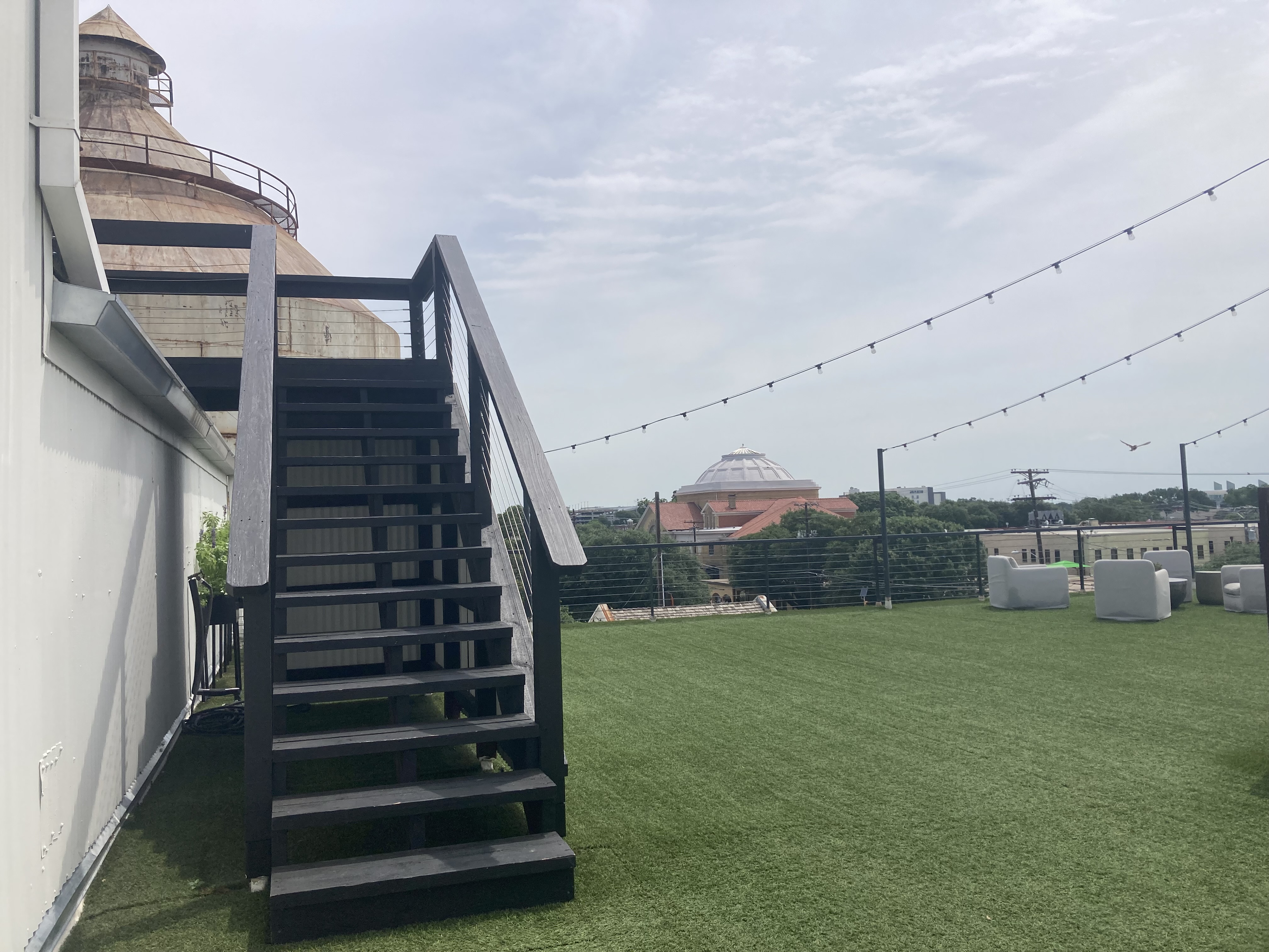 Roof top birds nest stairs .jpg